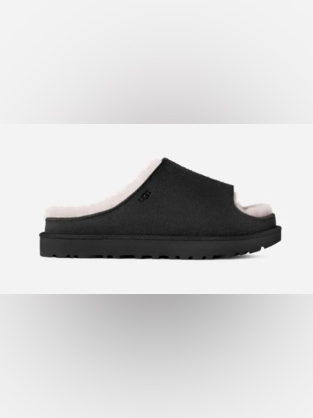 UGG women’s Black Slip-On Cozy Mule